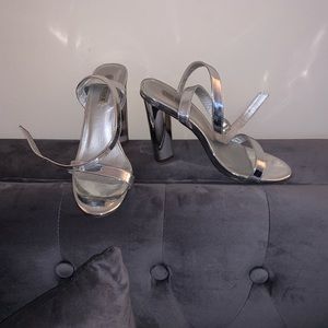 Silver heels